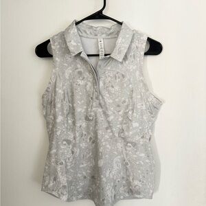 Lululemon Quick Drying Sleeveless Polo Shirt Size 6 Like New